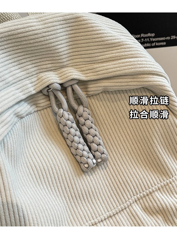 2026年冬 コーデュロイ製小型リュックサック 女性用 新型 学生用 カジュアル コーデュロイ製バックパック カジュアル フォレストスタイル 小型リュック