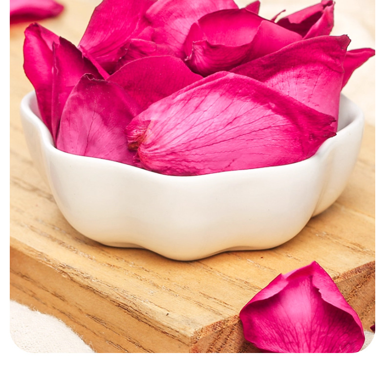 Dried Rose Petals Mei Gui Hua 500g Edible Pingyin Rose Flower Buds for Tea Baking and Sachets quality and texture
