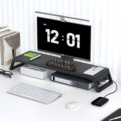 パソコン高くなった棚usbディスプレイブラケットブラケットパッド高さベースデスクトップデスクデスク収納ラック