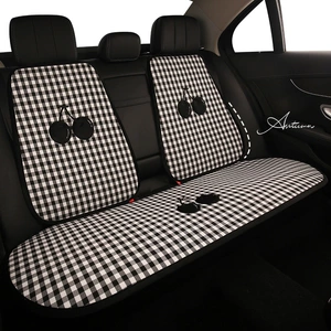 Car Seat Cushion for Summer, Suitable for All Seasons, 2025 New Model, Cute Car Seat Pad, Non-Slip, Ventilated Seat Cover for Women's Car Interior