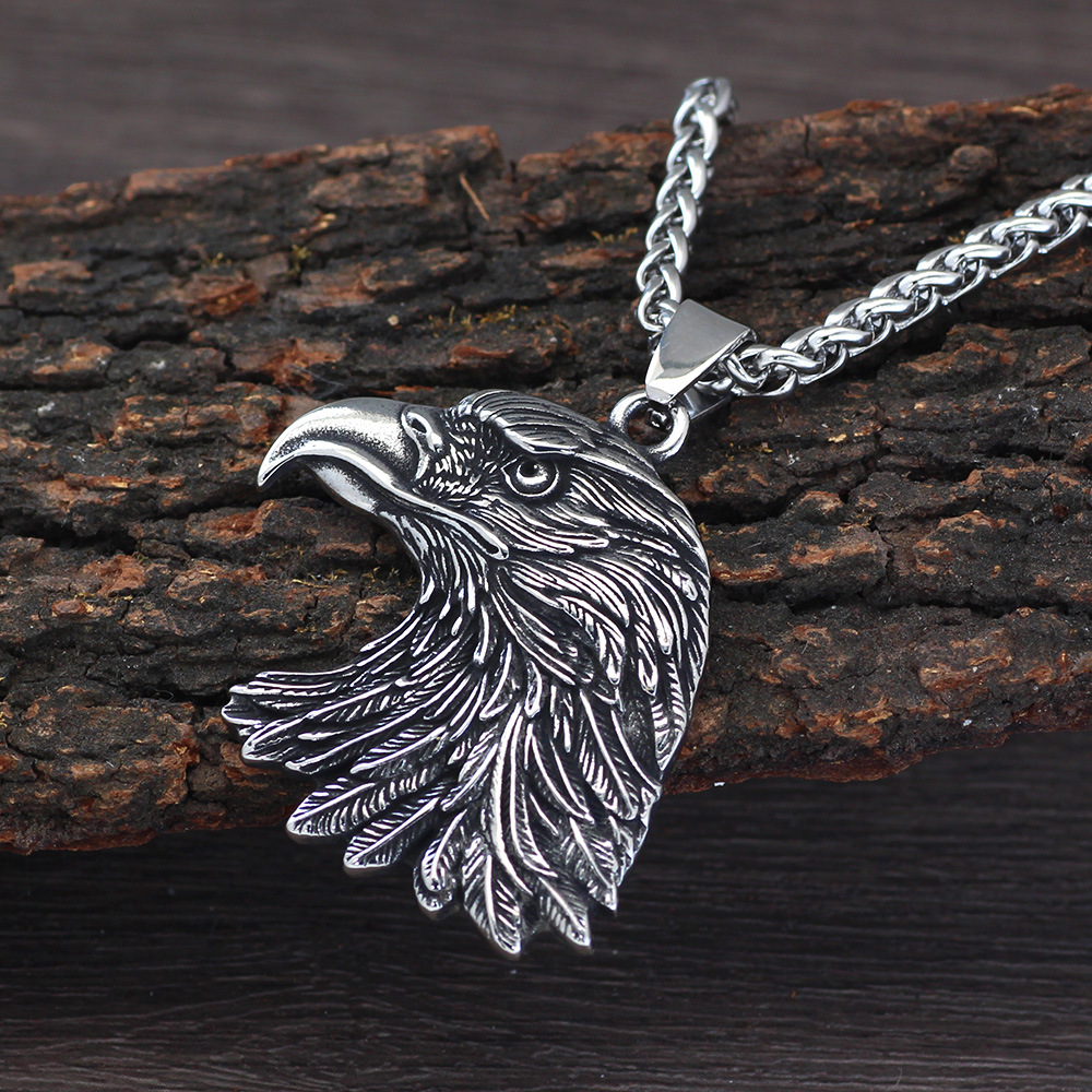 1 Piece Quantity Retro Eagle Alloy Zinc Alloy Plating Men's Pendant Necklace