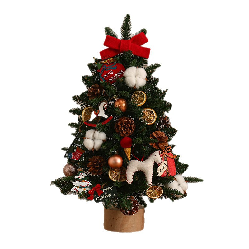 Shengyuan nuevo set de árbol de Navidad de escritorio DIY decoración de ventanas de decoración de Navidad diseño de ventanas
