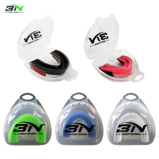 BN Boxing Taekwondo Sanda Bracket Protectors Basketball Geeth Guard Adult Children Single Double Layer