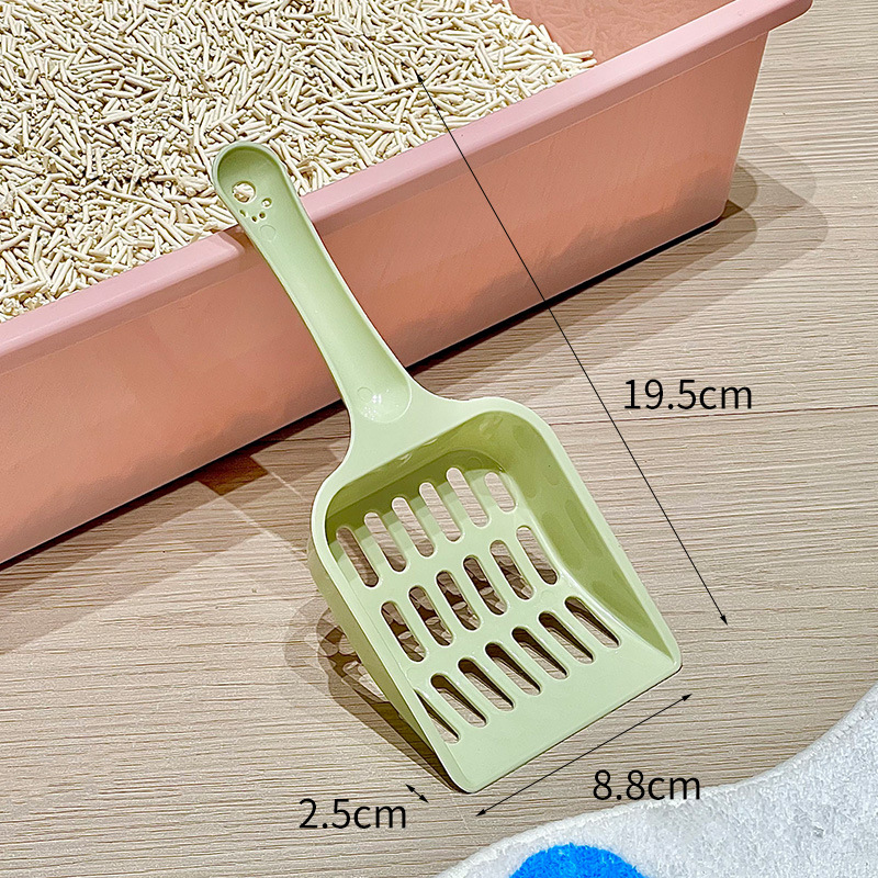 Fábrica de pala de arena para gatos venta directa de plástico para gatos limpio y simple para decollar el inodoro de malla hueca para gatos al por mayor
