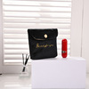 Small clutch bag, handheld cosmetic lipstick, sanitary pads, organizer bag, wipes, Korean style, with embroidery