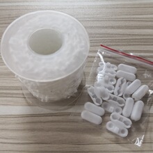 跨境零售 127mm底珠10米珠扣10 个 垂直帘竖百叶帘塑料配件套装