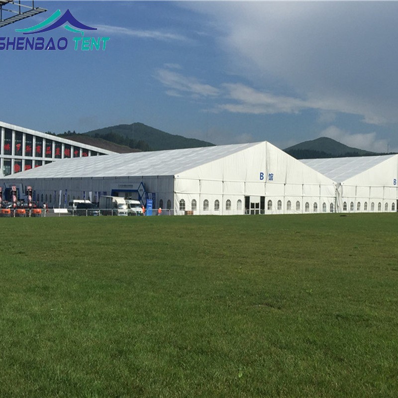 搭建快速人字顶篷房 户外展览商会活动篷房 铝合金婚庆帐篷