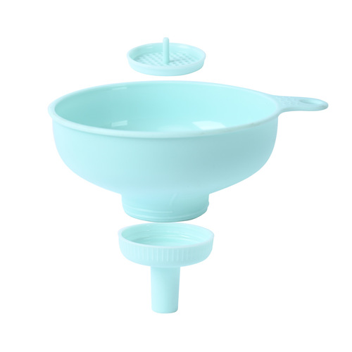 Plastic wide mouth narrow mouth funnel salad sauce large diameter funnel jam funnel household multi-functional oil drain and wine drain