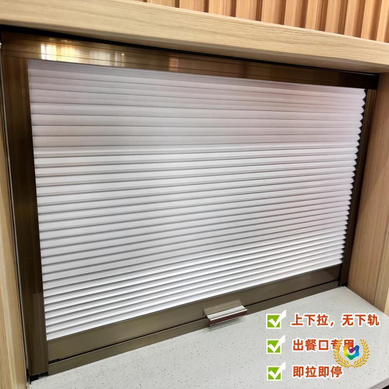 Kitchen Food Delivery Window Sliding Window, Up-And-Down Rolling Shutter Door, Food Delivery Opening Sliding Curtain, Folding Window, Sliding Door Partition, Barrier
