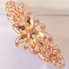 Crystal, hairgrip, big hairpins, ponytail, high-end hair accessory, Korean style, flowered, wholesale