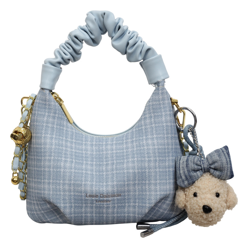 Bolso de mano popular de verano para mujeres 2026 nuevo estilo versátil cadena diaria bolso de hombro sensación de bolso plegado super caliente