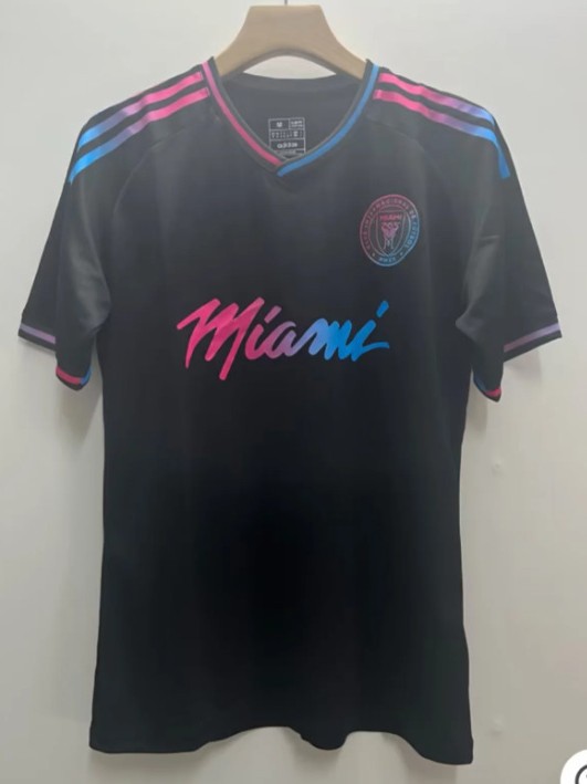 2526 Camiseta de fútbol de Miami Camiseta tailandesa Camiseta de entrenamiento Camiseta de edición especial Camiseta de manga corta para adultos
