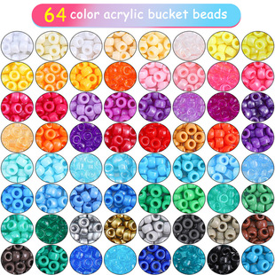 2880pc DIY����С�R����� ������^��� ͸��ɫ����ɫͰ��