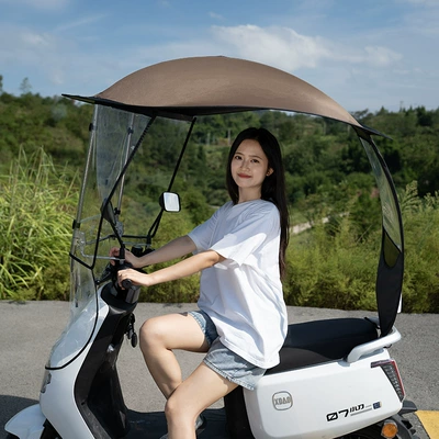 Elektromobil üçün ön şüşə çətiri (günlük) Battery Car Sunshade Umbrella Widened