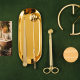 Aromatherapy Candle Metal Candle Extinguisher Hook Bell Candle Wick Cutter Accessories Tool Gift Box Three-Piece Set Other Classics