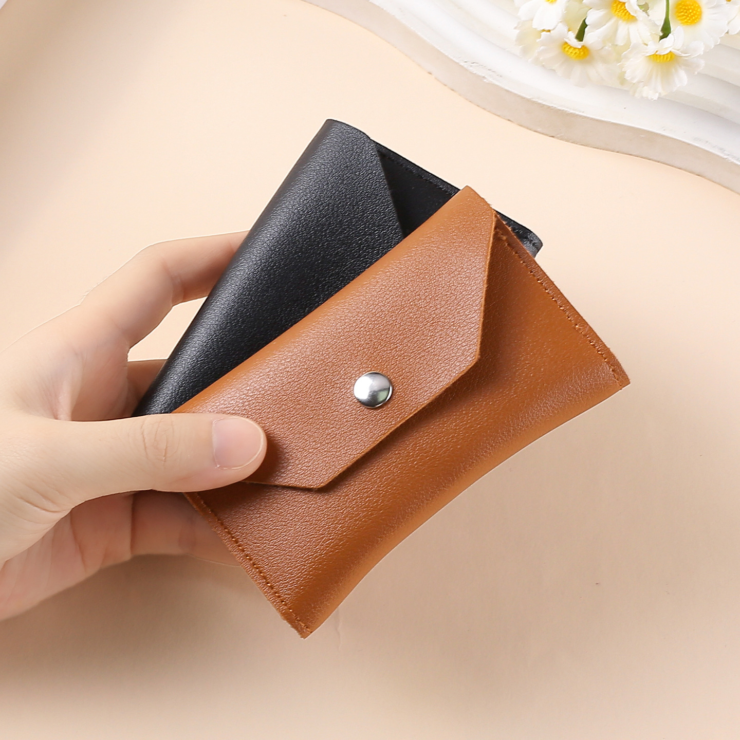 Fábrica directa bolsa de cambio bolsa de llaves de ocio bolsa de moda coreana para mujeres monedas corta bolsa de mujer impermeable