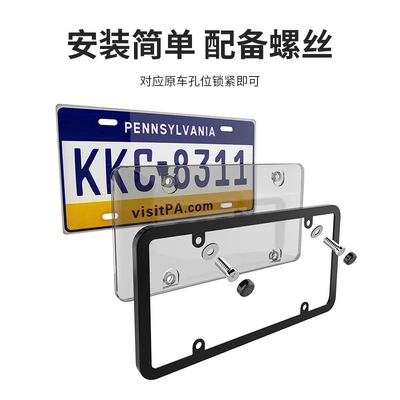 License plate holder/license plate holder – Frame