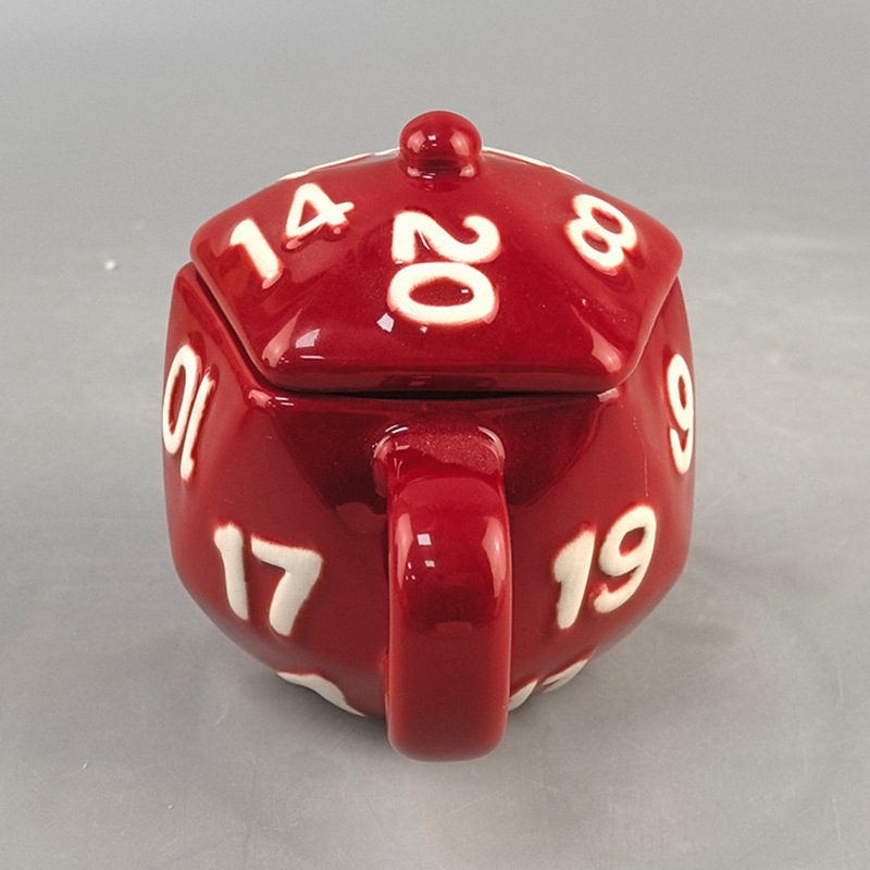 Mahjong dice tazas de cerámica decoración para el hogar tazas de café de color de oficina tazas de agua de marca digital pareja