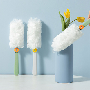 Electrostatic Dust Duster Household Seat Cleaning Car Cleaning Dust Sweeping Disposable Brush Head Dust-Proof Adsorption Feather Duster
