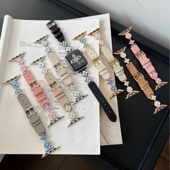 ドリップゴムの古い花のつなぎ合わせの超繊維の皮質の腕時計はリンゴの腕時計のiwatch10世代の987654Ultra/SEを適用します。