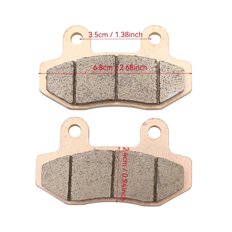 Electric Off-Road Motorcycle Front and Rear Brake Carbon Sintered Brake Pads Suitable for Surron/Light Bee