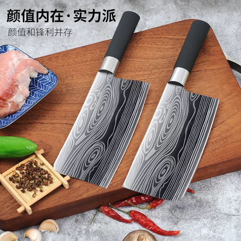 Витая красная кухонная ложкаPattern стали нож кухонный пяти предметный набор из нержавеющей стали бытовой нож для резки