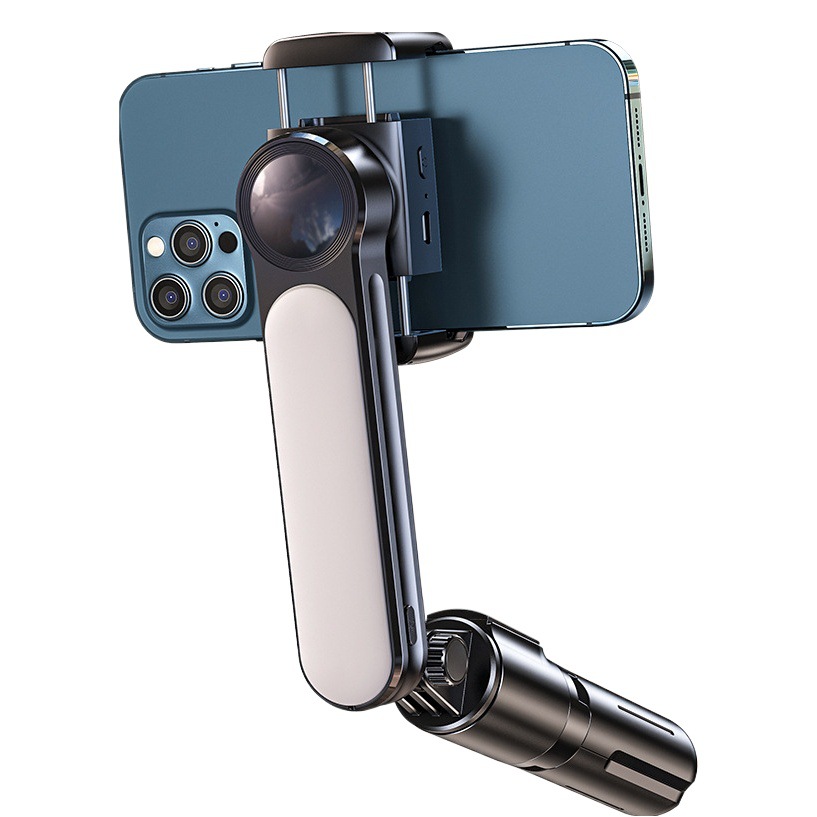 Nuevo mini multi-función de aleación de aluminio Teléfono Móvil Inteligente de transmisión en vivo estabilizador al aire libre de mano anti-vibración equilibrio PTZ