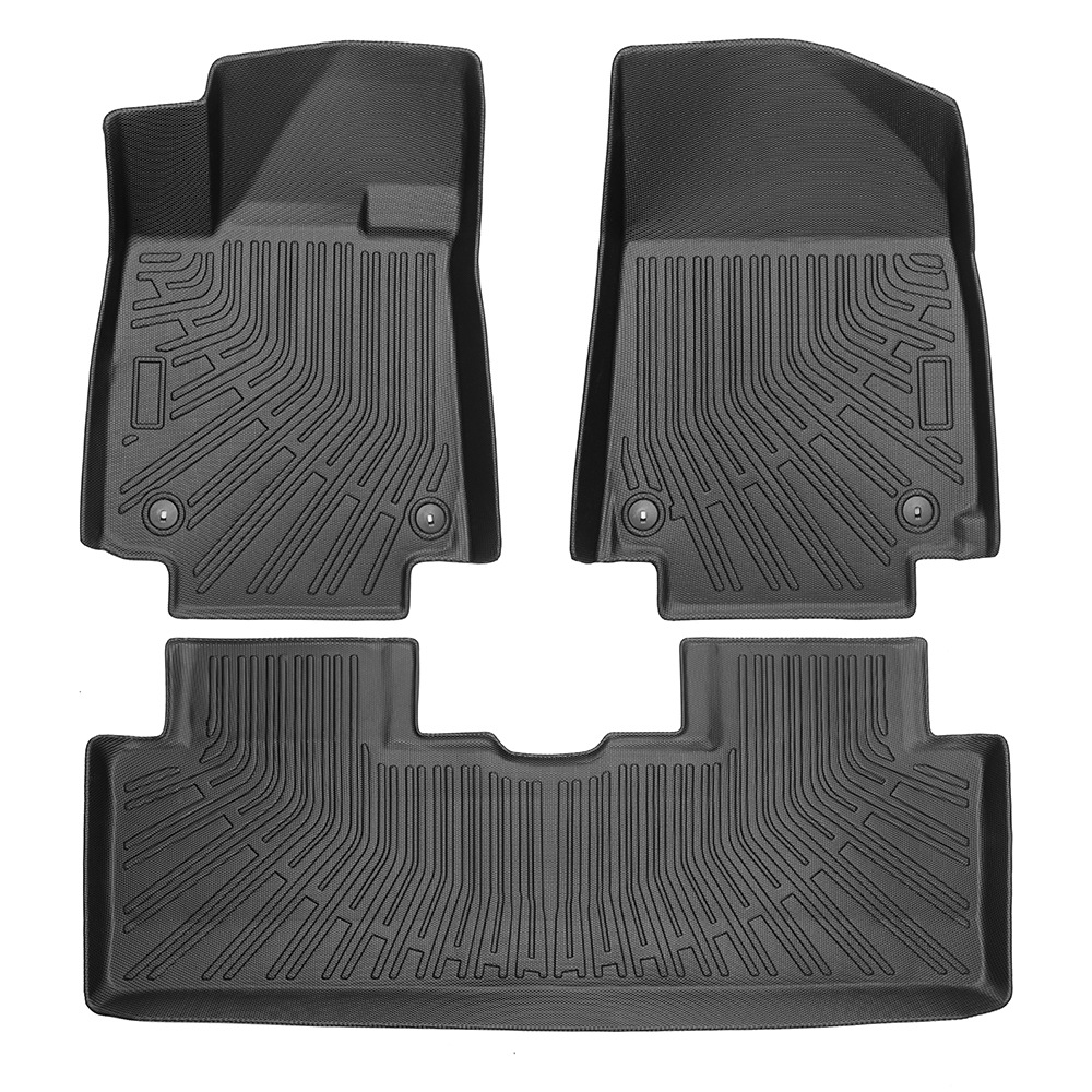 Aplicable a 23 - 24 modelos modernos Ioniq 6 3D todo el tiempo TPE esterillas impermeables