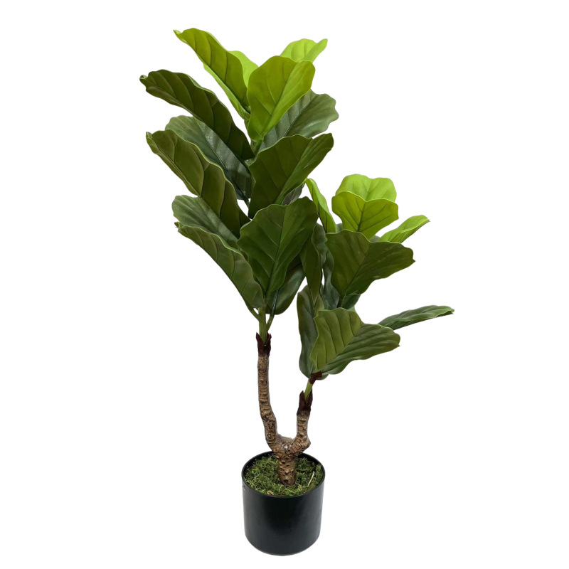 仿真绿植琴叶榕落地盆栽·室内大型摆件装饰仿真植物假树|undefined