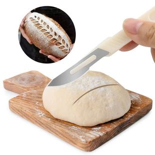 Kitchen Utility Gadgets European Style Bread Cutter European Bag Cutter French Baguette Cutter Carbon Steel Knife Baking Tool