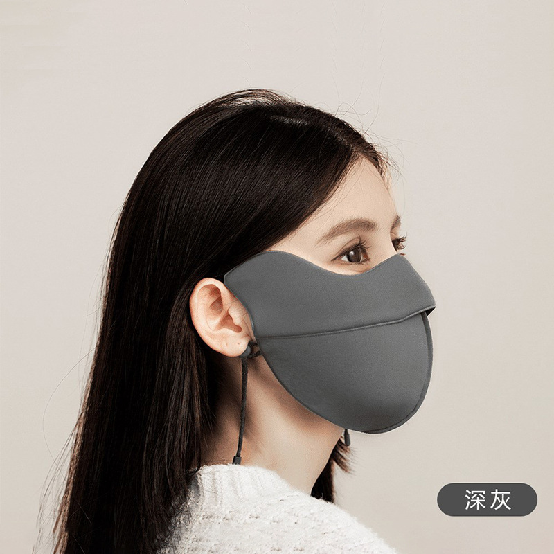 秋冬口罩立体海绵骑行防风透气防寒口罩云感亲肤高颜值保暖面罩女|undefined