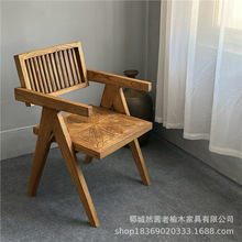 新款老榆木圈椅家居客厅单人扶手喝茶椅实木靠背官帽椅加厚餐椅