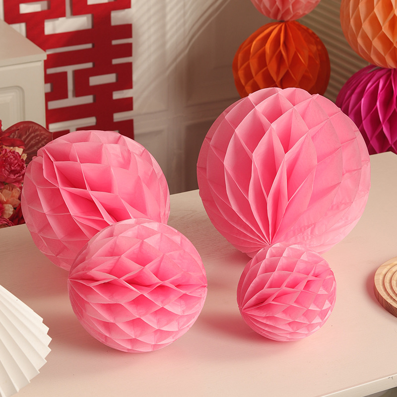 다크 핑크 벌집 볼 조합