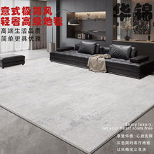 意式地毯客厅2025新款免洗可擦轻奢高级耐脏室内沙发卧室地垫代发