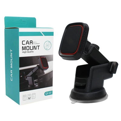 Car phone holder – Windshield Air Vent Retractable - qy07-4-strong-magnet