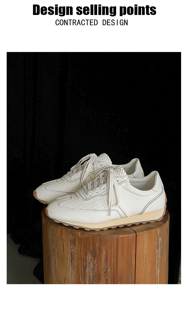 3699 Retro Jogging Shoes For Men And Women Couples Hand Woven Sports Shoes Thick Soled Height Enhancing Pointed Toe German Training Shoes_voghion.com