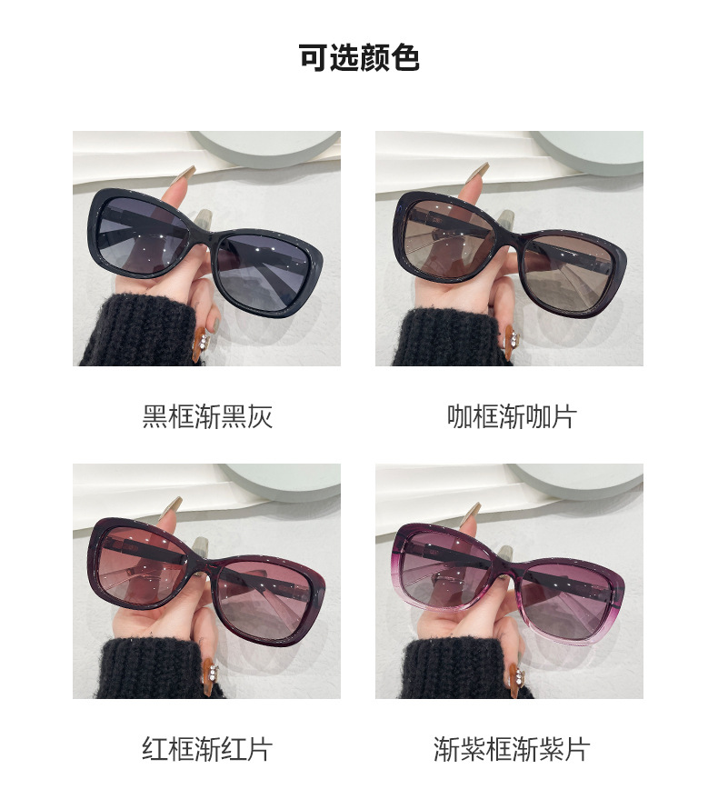 2025 New Sunglasses Women Korean Style Trendy Glasses Anti-UV Polarized Sunglasses 5577 Eyewear Wholesale