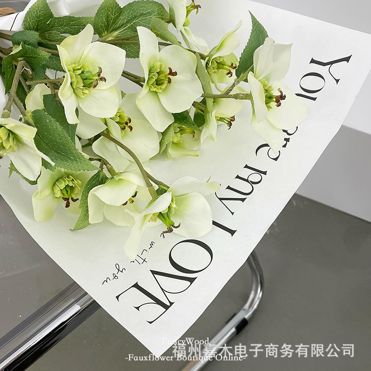 Simulation of High Quality Star Tu Kwai Iron Chopsticks Floral Design Shooting Props