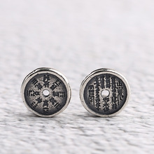 S925银 山鬼花钱隔片藏式配饰diy 吊坠挂件饰品配件