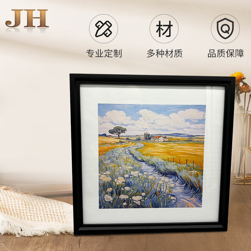 Nordic Minimalist Photo Frame Display Stand for Developing Photos, 16x16inch Photo Album Frame for Living Room and Bedroom, Wall-Mounted Photo Holder