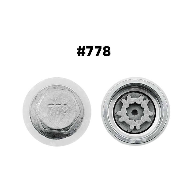 Applicable to Skoda # 761 - # 780 Car Tire Anti-Theft Screw Socket Tire Removal Tool Key
