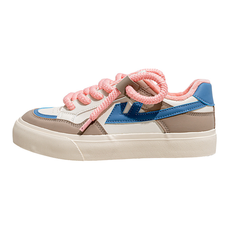 Retirada de color sólido, zapatos de skate de mujer altos y delgados, zapatos casuales de un pie, zapatos de limpieza de almacenamiento.