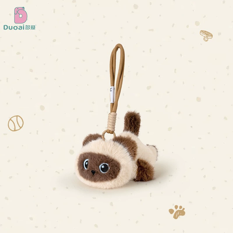 Натуральная плюшевая игрушка-кошка с несколькими любовями, кукла-подвеска, компаньон, имитация кошачьей подушки, детский подарок, партия