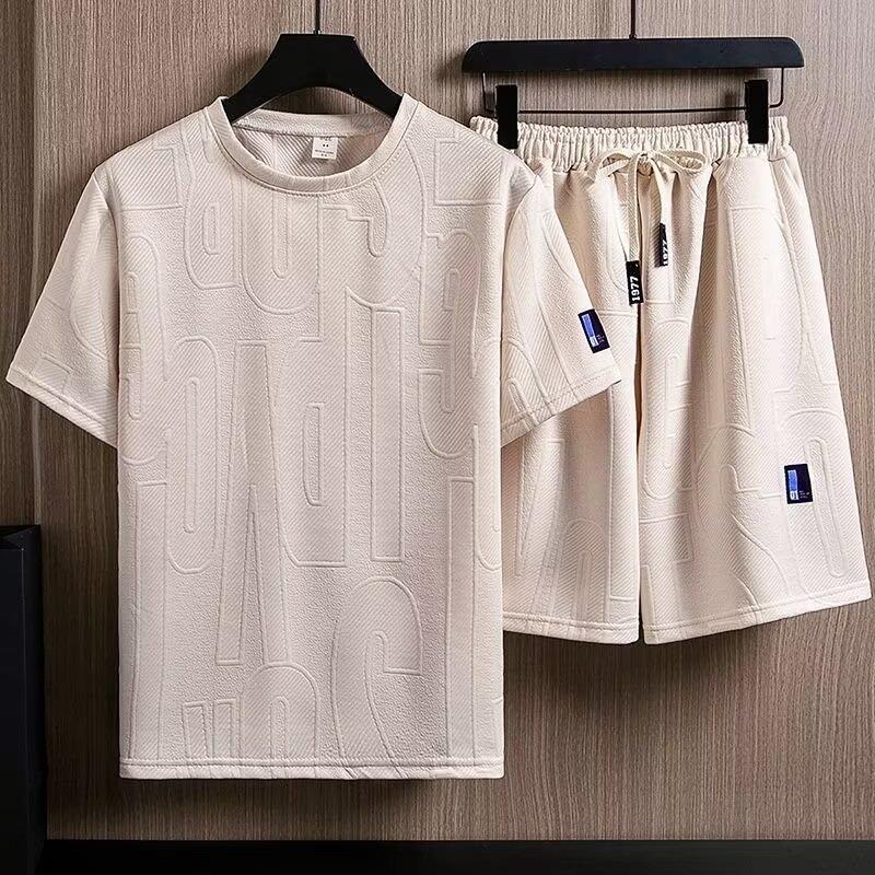 Summer men's set for leisure, oversize