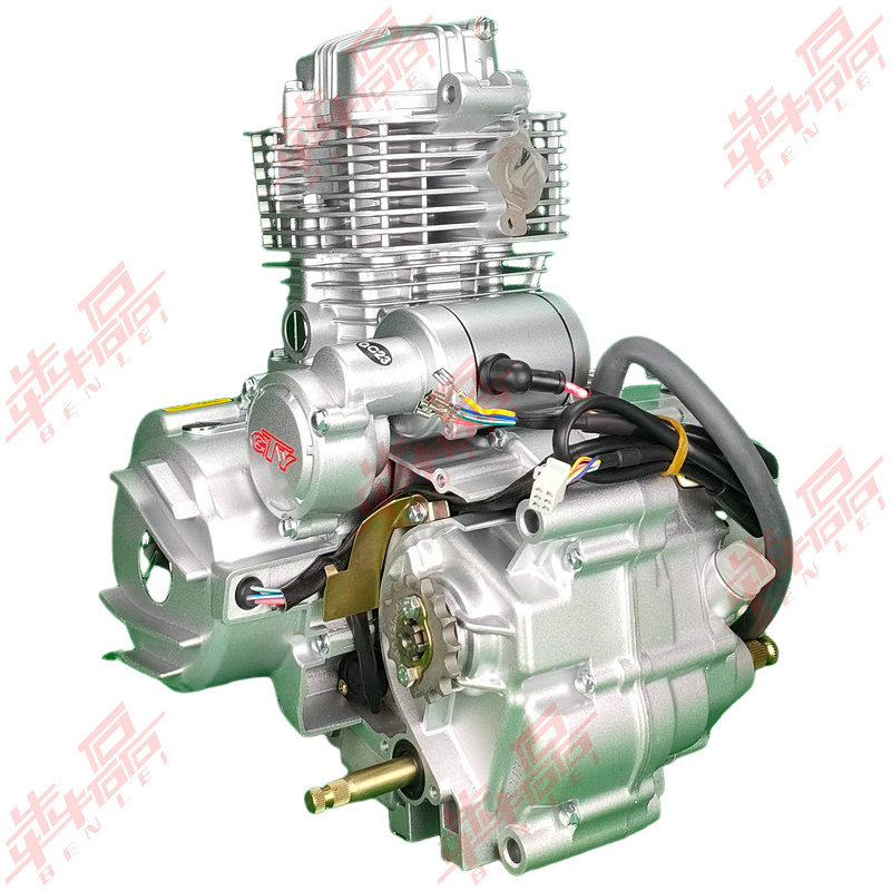 Gty Air-Cooled King Cg125150175200250300 Air-Cooled Push Rod Machine Two-Wheeled Motorcycle Engine Assembly