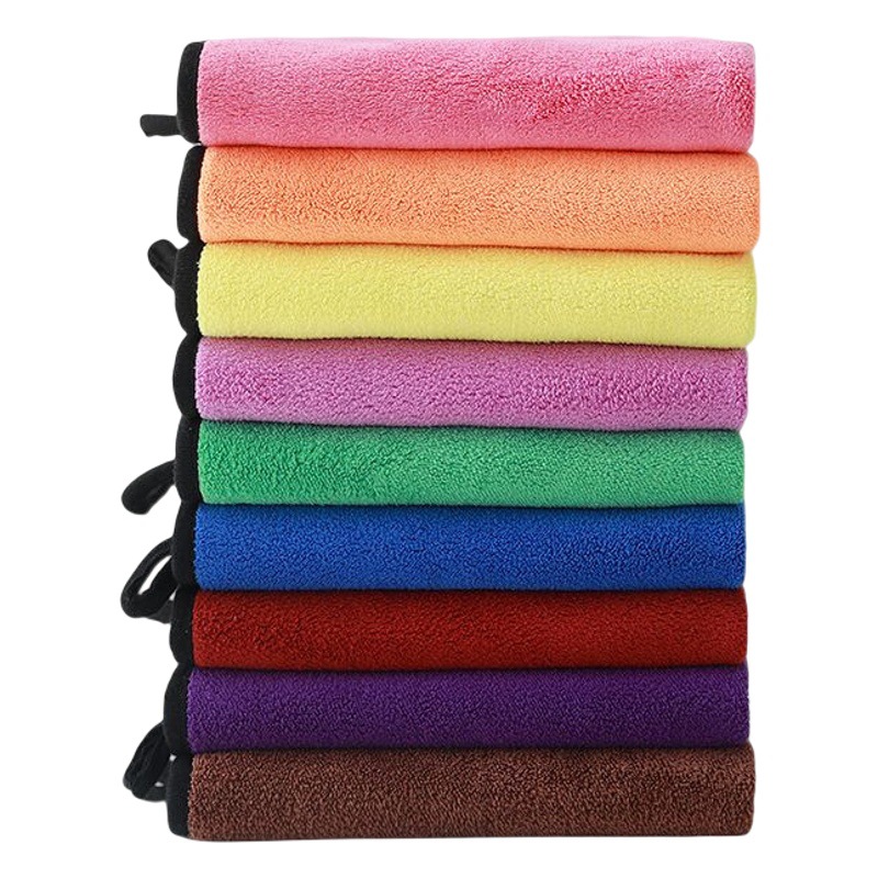 Double-Sided Thickened Car Cleaning Towel, Household Cleaning Towel, Glass Wiping Cloth, Absorbent, Traceless Coral Fleece Car Wash Towel