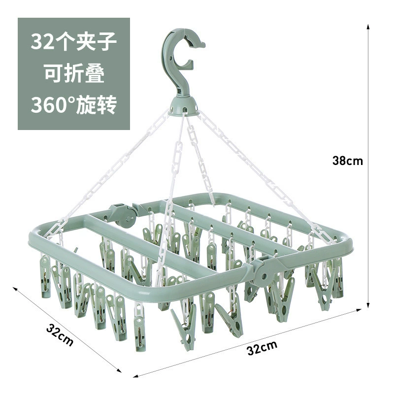 Universal hanger, children's windproof drying rack for home use, non-slip socks, increased thickness