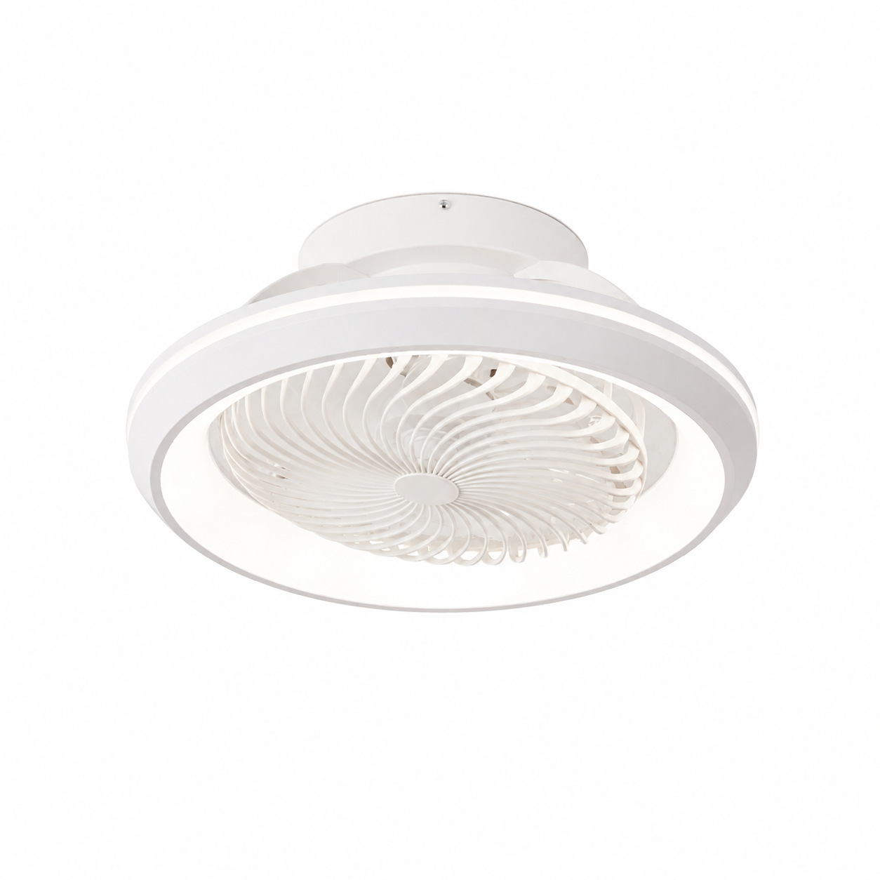 Lámpara Ventilador de Techo 110V de PC y ABS Inteligente con Control Remoto y APP para Dormitorio y Comedor