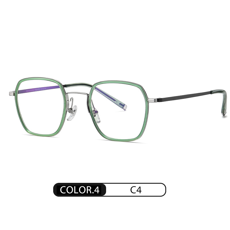 Verde transparente/Plata C4