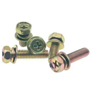 Insulator hexagon combination screw M6 combination screw insulation terminal special screw